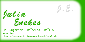 julia enekes business card